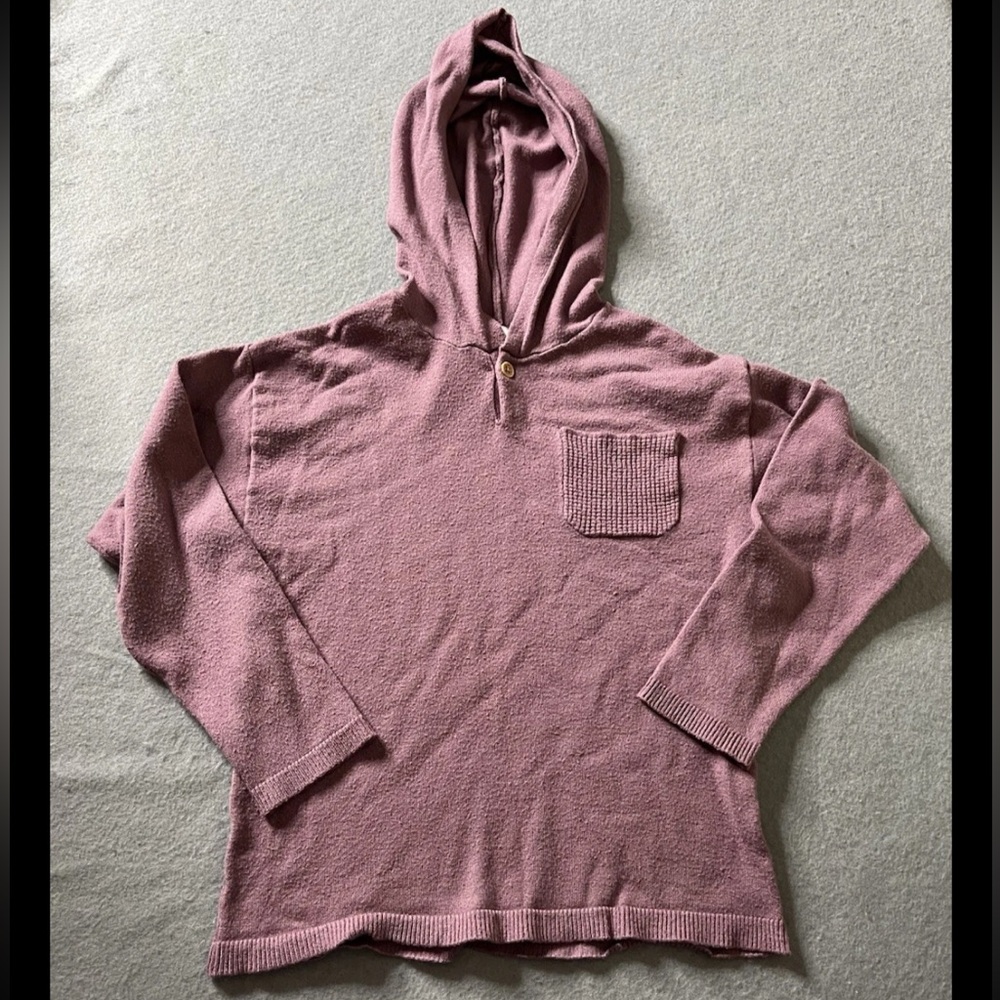 Modern Moments Lightweight Hoodie Sweatshirt Girls 5T Purple Mauve Tight Knit